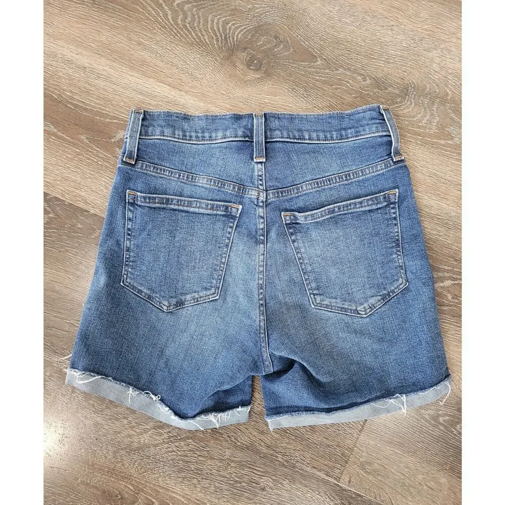 J. Crew Denim High‎ waisted Shorts size 24 Summer Stretchy #P2